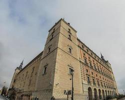 Alcazar Toledo view of the medieval old town, Spain photo