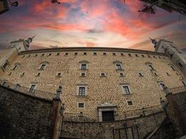 Alcazar Toledo view of the medieval old town, Spain photo