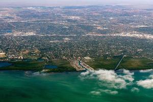 Florida Miami aerial view panorama landscape photo