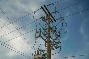 wire cables in mexico baja california photo