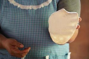 tortillas frescas mexicanas hechas a mano foto