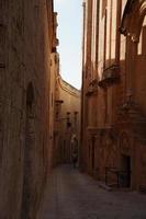 Medina medieval village stone building in Malta photo