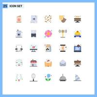 25 Creative Icons Modern Signs and Symbols of cake theater sound persona acting Editable Vector Design Elements