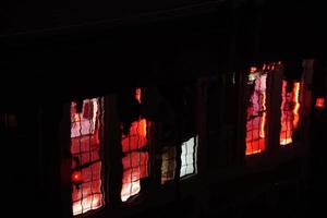 amsterdam red light district doors photo