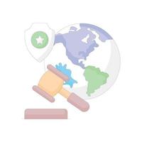 Global vector icon style illustration. EPS 10 file