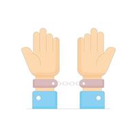 Handcuffs vector icon style illustration. EPS 10 file