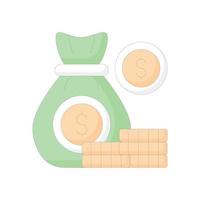 Money vector icon style illustration. EPS 10 file