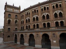 madrid plaza de toros bull fighting historic arena Las ventas photo