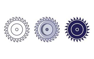 Circular Saw icon vector