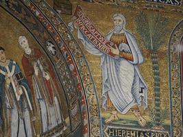 Santa Maria in Trastevere church mosaic, Rome, 2022 photo