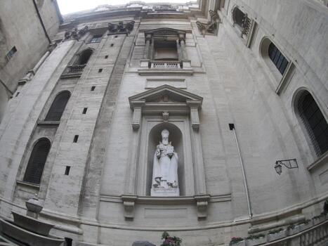 catedral de san pedro ciudad del vaticano roma vista exterior foto
