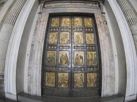 catedral de san pedro ciudad del vaticano roma vista exterior foto