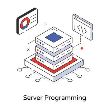 Trendy Server Programming vector