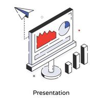 Trendy Presentation Concepts vector