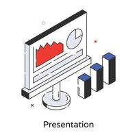 Trendy Presentation Concepts vector