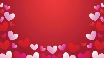 Valentines day greeting card with space area for put your text vector