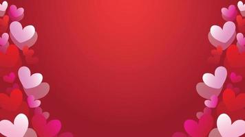 Valentines day greeting card with space area for put your text vector