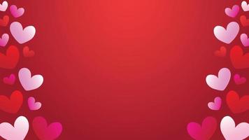 Valentines day greeting card with space area for put your text vector