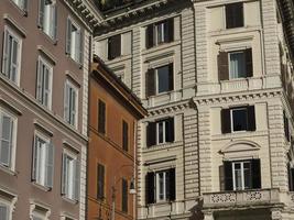 rome monti district buildings view photo