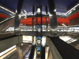 Madrid, Chamartin metro station view, 2022 photo