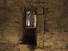 Colosseum in Rome, Italy interior view at night, 2022 photo