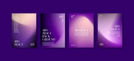 Unique modern A4 abstract gradient vector trend for cover, marketing template, bussines poster, Abstract color gradient, modern blurred background, and film grain texture