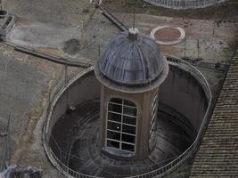 saint peter basilica rome view from rooftop photo