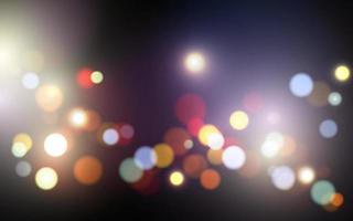 City lights of night bokeh abstract background, Vector eps 10 illustration bokeh particles, Background decoration
