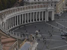 saint peter basilica rome view from rooftop photo