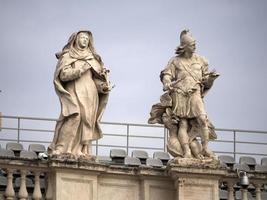 saint peter basilica rome view of statue detail photo