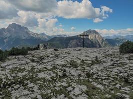 mount piana dolomites mountains first world war paths trench foxhole photo