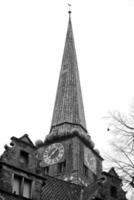 techo de cobre de la iglesia de lubeck foto