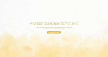 Abstract horizontal watercolor background. Neutral light colored empty space background illustration vector