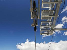 chair cable lift in dolomites photo