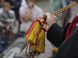 vestido de desfile tradicional del tirol foto