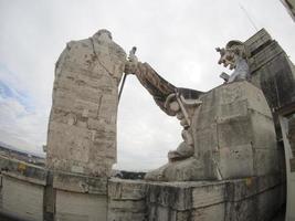 saint peter basilica rome view from rooftop statue detail photo