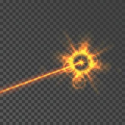 Laser Beam Light Energy Power Explosion Vector