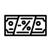 location of discount sale line icon vector illustration