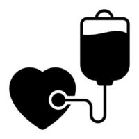 Blood drip vector, an infusion for blood drip icon vector
