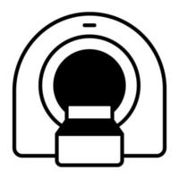 Have a look this beautiful vector of ct scanner, editable icon