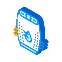 moisturizing air device isometric icon vector illustration