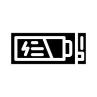 uninterruptible power supply glyph icon vector illustration