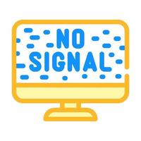 connection lost signal color icon vector illustration