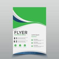 Business Flyer professional annual report template Design vector
