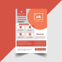 Corporate Flyer Design Template vector