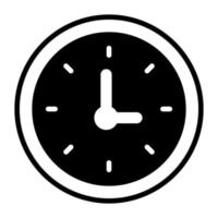Beautiful vector design of wall clock, easy to use