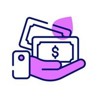 An amazing icon of payment easy to use and download vector