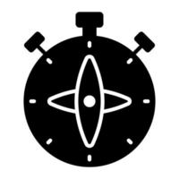 An amazing icon of compass, directional tool vector