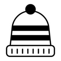 A well design beanie cap vector, winter cap in amazing style vector