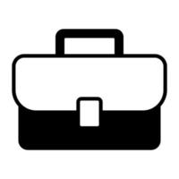 Briefcase vector design in trendy and modern style